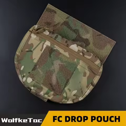 Hunting Vest Fanny Pack Belly Bag Plate Carriers Pocket FCPC V5 Chest Rig Drop Pouch Hook Loop Upgra
