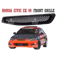 Honda Civic EK99 EK9 99-00 Front Grill ABS //Hood Grill Grille Black Mesh For Honda Civic EK Type R 