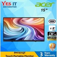 ACER PM161QT (TOUCH SCREEN)/ PM161Q Bbmiuux Model: PM161Q B ( screen Size (15.6") /  60 Hz / 4 ms / 