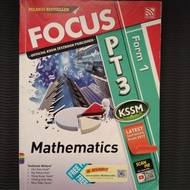 [Preloved/Buku Rujukan] 🔥FOCUS PT3 Form 1 MATHEMATICS🔥 PELANGI