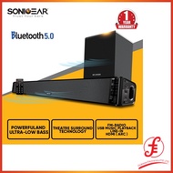 SonicGear BT-5500 SonicBar Airbass Digital Optical Audio with Wireless Subwoofer 160W [Bluetooth/USBPlayback/FM/Line in/HDMI]