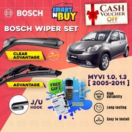 Bosch Clear Advantage Wiper Original Set Front Windshield Cleaner Wiper Myvi 2005 - 2011 Viper Myvi 