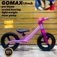GOMAX PUSH BIKE 12inch/Kids bicycle/Tricycle/Basikal budak/Basikal murah/Scooter/Push bike/1259/Bala