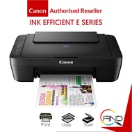 Canon PIXMA E410 AIO Ink Effeccient Printer - Print/Scan/Copy (Black)