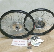 BÁNH CĂM SIRIUS JUPITER TAURUS EXCITER 1 ĐĨA TRƯỚC 2006-20010 NIỀNG NHÔM BANZAI THÁI LAN MÀU ĐEN (CÓ