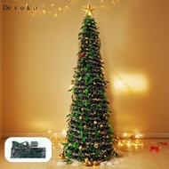 Devoko Artificial Christmas Tree Festival Decor Window Party Easy Assembly Hallways Office Folding L