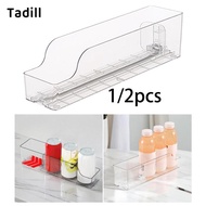 [Koolsoo] Refrigerator Drink Organizer Clear Drink Storage for Cabinets Pantry Freezer