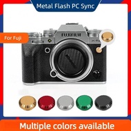Metal Flash PC Sync Terminal Cap Dust Cover For Fuji Fujifilm XT1 X-T2 T3 T4 T5 XT2 XT3 XT4 XT5 H1 X