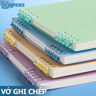 XO Qpenz horizontal notebook, spiral-bound spring-bound notebook, removable cover A5 B5 student note