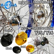 AS ALLOY CNC SPEEDO BUSH PNP Y15/Y16 AIK SIA CNC BUSH RIM Y125Z PNP Y15/Y16 BUSH ALLOY KING DRAG RCB