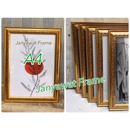 A4 Photo Frame Home Decoration Add A Certificate**Pack Of 5 Frames**Gold Color Oak Ivory Size A4 8x1