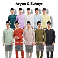 [S - 3xl] Aryan Zuhayr Malay Dress| Teluk Belanga Malay Clothes | Johor Malay Clothes | Adult Men's Malay Clothes plus size