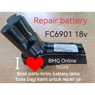 perlu hantar battery lama untuk refurbish FC6801 FC6906 FC6904 FC6901 FC6823 XC8147 18v 25v
