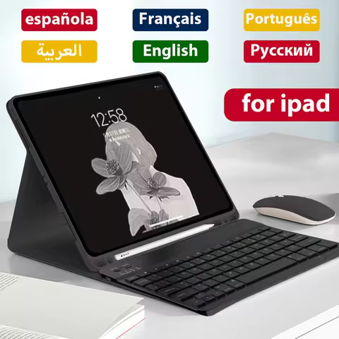 Keyboard Case for iPad 10th 9th 8th 7th 6th 5th Gen 10.9 10.2 9.7 Mini 654321 Air 5 4 3 2 Pro 11 10.