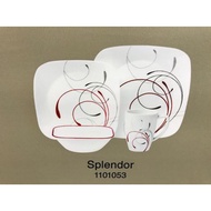 16PCS CORELLE SQUARE DINNER SET (SPLENDOR)