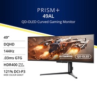 PRISM+ 49AL | 49" 144Hz Curved Ultrawide OLED 0.03ms 148% sRGB Gaming Monitor [5120 x 1440]