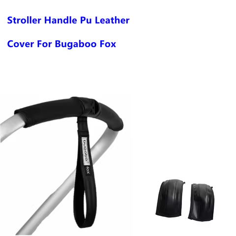 Strollers Pu Leather bumper Covers For Bugaboo Fox 1/2 Handle Wheelchairs Baby Stroller Armrest Prot