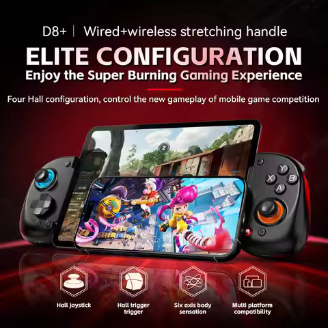 BSP D8+ Tablet Controller Wireless Handle For Switch Game Bluetooth Stretching Joystick For P3 PC An