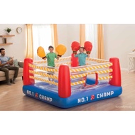 INTEX48250 Boxing Ring Trampoline Indoor Outdoor Trampoline Children's Air Jumping Bed