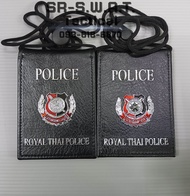 ป้ายคล้องคอ ใส่บัตร POLICE ด้านหน้าโลหะ สวยงาม งานพรีเมี่ยม ⚡นรต.⚡🔥พิทักษ์สันติ​ราษฎร์🔥​