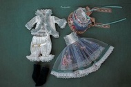 6分娃服 blue yosd 1/6 size 娃衣娃品 bjd doll dress