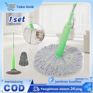 Automatic Wring Mop Rotating Floor Mop Floor Cleaner Twist Mop Automatic Wringer Floor Mop