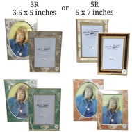 [Apex Imports] Gold trimmed Marble Picture Frame (3R & 5R Sizes)