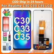 LCD For Realme C30 / C33 / C35 LCD Display Touch Screen Digitizer Assembly Replacement