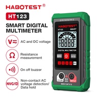 HABOTEST HT123 Smart Multimeter 600V Digital Multi Meter AC/DC 4000 Counts NCV High-Precision Anti-B