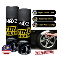 Pengilat Tayar Foam Spray Shine Kilat Bersih Semburan Buih Extra Tyre  Polish Tire Foam Kereta Motor Sabun Pencuci MAXZ