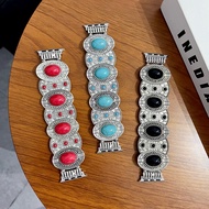 Turquoise women's elastic bracelet strap, compatible with Apple Watch band, exquisite women's 40mm 4