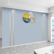 TV Background Wall Wallpaper Modern Minimalist Living Room Wallpaper Line Light Luxury Decoration Be