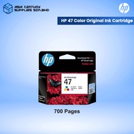 HP 47 Black / Tri-Color Original Ink Advantage Cartridge ( 6ZD21AA / 6ZD61AA ) For Printer 4825 4826