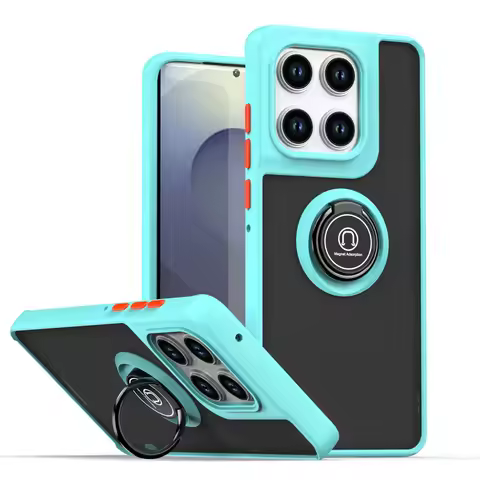 Armor Matte Case for Motorola Moto Edge 60 Fusion Ring Stand Shockproof Funda for Motorola Moto Edge