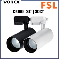FSL CRI90 Track Light 3CCT 10W|20W|30W|40W