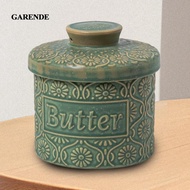 [Garende] Butter Crock Ceramic Housewarming Gift with Lid Home Use Butter Container Butter