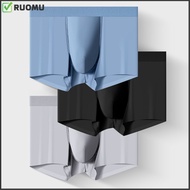 Ruomu Modal Men's Underwear Seamless Underwear Men's Flat Underwear Boxer Shorts