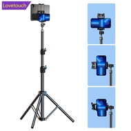 LOVETOUCH 2 in1 170/55cm Adjustable Tablet Tripod Floor Stand Holder Live Mount Support for 4-13 inc
