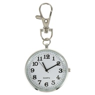 Jam Saku Digital Jam Saku Gantungan Kunci Quartz Analog Dial Bulat Simple Portable