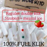 50g Busa filter klik stroberi + menthol ice isi 2 ukuran reguler