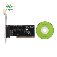 PCI to DB25 Parallel Port Expansion Card PCI Parallel Port Converter Adapter Controller for Desktop 