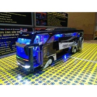 Miniature bus basuri children's toy car jet bus miniature bus full LED