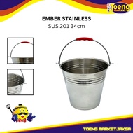 Stainless Steel Bucket Sus 201 - Stainless Steel Water Bucket 201 34cm ZC
