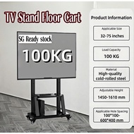 [SG Ready] Ayuqi® 32-75 Inch Mobile Floor-standing TV Stand LCD TV  Bracket Adjustable  All-in-one T