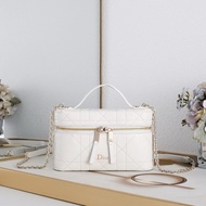 Dior Cosmetic Bag Dior Box Bag Dior Bag Dior Trianon Soft Vanity Black Sheep Leather Flat Oversized 