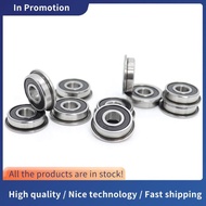 10Pcs F695-2RS Bearing 5X13X4mm Flanged Miniature Deep Groove Ball Bearings F695RS for VORON Mobius 
