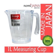 JAPAN IMPORTED INOMATA TRANSPARENT PLASTIC MEASURING CUP 1000ML