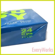 ← ▣ △ ❉ Hard Copy Ultra White Legal Size 8.5x14 Bond Copy Paper 70/80 gsm Printer extra long XL