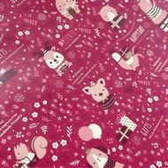 禮品包裝袋 (25.5x37cm)紅色小兔子造型 聖誕節禮物包裝袋 禮袋/1入（庫存35入）@ C220