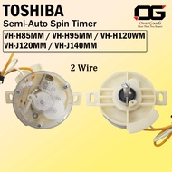 VH-H85MM / VH-H95MM / VH-H120WM / VH-J120MM / VH-J140MM TOSHIBA Washing Machine Semi Auto Spin Timer